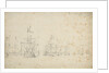 De With's squadron at anchor by Willem van de Velde the Elder