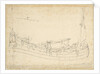 Portrait of a Dutch fishing buss by Willem Van de Velde the Younger