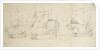 A flute, a Dutch merchantman and a frigate taking in sail in a light breeze by Willem van de Velde the Elder