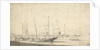 Weyschuits getting ready for sea in the Helder by Willem van de Velde the Elder