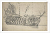 Portrait of the 'Mary' by Willem van de Velde the Elder