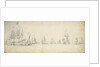 Dutch Fleet before the Battle of Lowestoft, May 1665 by Willem van de Velde the Elder