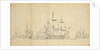 Large Dutch ships before a light breeze, ?August 1665 by Willem van de Velde the Elder