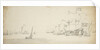 A Dutch flagship at anchor with states yachts and other craft by Willem van de Velde the Elder