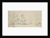 Dutch ships at anchor furling sails by Willem van de Velde the Elder