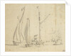 A boeier yacht, smalschip and galjoot by Willem van de Velde the Elder