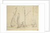 A boeier yacht, smalschip and galjoot by Willem van de Velde the Elder