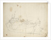 Study of a kaag by Willem Van de Velde the Younger