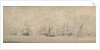 The Dutch fleet tacking by Willem van de Velde the Elder
