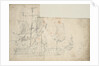 Two large Dutch ships drying sails by Willem van de Velde the Elder