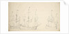 A flute running free with two others in stays by Willem Van de Velde the Younger