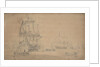 The 'Gelderland' and other ships by Willem van de Velde the Elder