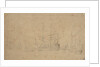 The Dutch fleet becalmed at anchor in a swell, May 1672? by Willem van de Velde the Elder