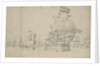 A Dutch flagship with a despatch vessel on her quarter, May 1672? by Willem van de Velde the Elder