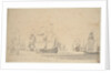 English ships, a ketch and a galliot in a light breeze, June 1673? by Willem van de Velde the Elder