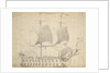 An English third-rate before the wind by Willem van de Velde the Elder