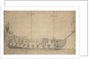Portrait of an English fourth-rate, about 42 guns by Willem van de Velde the Elder
