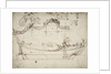 Sketch sheer plan by Willem Van de Velde the Younger