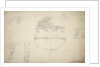 Sketch plan of the stern by Willem Van de Velde the Younger