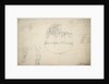 Sketch plan of the stern by Willem Van de Velde the Younger