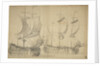 An English third-rate and fourth-rate under easy sail by Willem van de Velde the Elder