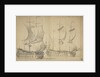 An English third-rate and fourth-rate under easy sail by Willem van de Velde the Elder
