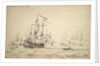 The 'Rupert' and other commands of Captain Wyborne by Willem Van de Velde the Younger