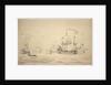 The 'Rupert' and other commands of Captain Wyborne by Willem Van de Velde the Younger