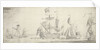 Visit of Charles II to the 'Tiger' at Woolwich: The 'Tiger' lying-to, surrounded by yachts by Willem van de Velde the Elder