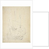 An English ship drying sails by Willem Van de Velde the Younger