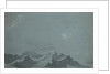 A dismasted ship scudding in a heavy sea by Willem Van de Velde the Younger