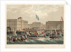 Debarquement a Gosport by Edouard Henri Theophile Pingret