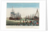 View of the dockyard in Kingston upon Hull by Balth Frederic Leizel