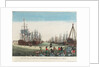 View of the dockyard in Kingston upon Hull by Balth Frederic Leizel
