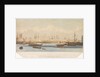 The Blackwall railway terminus & Brunswick pier with the Brunswick propeller & other steam vessels by W. Ranwell