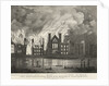 The destruction by fire of the Houses of Parliament on Thursday night, 16 October 1834 by unknown