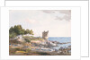 Blue jackets landing artillery and ammunition on Corsica by unknown