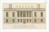 The Elevation of the Queens House to the Park at Greenwich Invented by Inigo Jones 1639 by Colen Campbell