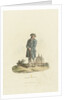 'England - Plate 12.' A Greenwich Pensioner with wooden leg leaning on a stick by John Murray