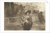 Departure from Greenwich. Scene on deck of Thames passenger vessel by Auguste Lepere