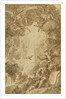 Drawing for the engraving by C. du Bosc in the bible of the Royal Naval College Chapel by James Thornhill