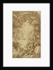 Drawing for the engraving by C. du Bosc in the bible of the Royal Naval College Chapel by James Thornhill