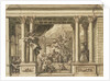 The Painted Hall, Greenwich Hospital: design for the west wall by James Thornhill