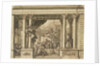 The Painted Hall, Greenwich Hospital: design for the west wall by James Thornhill