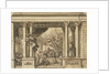 The Painted Hall, Greenwich Hospital: design for the west wall by James Thornhill