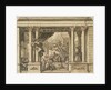 The Painted Hall, Greenwich Hospital: design for the west wall by James Thornhill