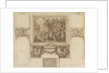 The Painted Hall, Greenwich Hospital: sketch for George I landing at Greenwich on the north wall, upper hall by James Thornhill