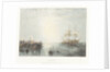 Whalers. From the picture in the National Gallery by Joseph Mallord William Turner