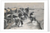 Fitting out a 23 metre racer - scraping deck of Brynhild by Charles M. Padday