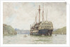 The 'Implacable' at Falmouth by Henry Scott Tuke